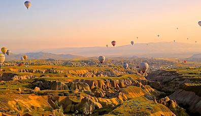 Up, Up, and Away | Take in the views from a hot air balloon ride