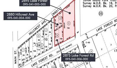 2875, 2895 Lake Forest Rd | 2880 Hillcrest Ave
