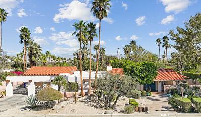 Desert Resort Perfection: A Hacienda Masterpiece with Poolside Cabana and Sauna