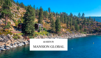 As Seen in Mansion Global: Mountain Luxury's Secluded Retreat on the Shores of Lake Tahoe Lists for $28.5 Million