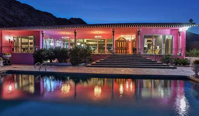 As Seen in Architectural Digest, Forbes, and More: Zsa Zsa Gabor’s Pink Palm Springs Home