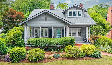 Enchanting Historic 1919 Craftsman Bungalow in Durham's Morehead Hill